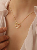 Load image into Gallery viewer, Gold Plated Love Necklace
