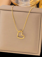 Load image into Gallery viewer, Gold Plated Love Necklace
