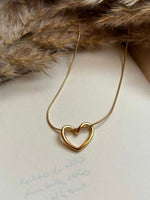 Load image into Gallery viewer, Gold Plated Love Necklace