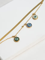 Load image into Gallery viewer, Trinity Evil Eye Bracelet