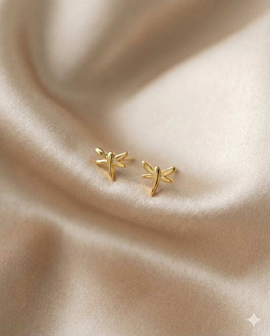Dragonfly Mismatched Stud Earrings
