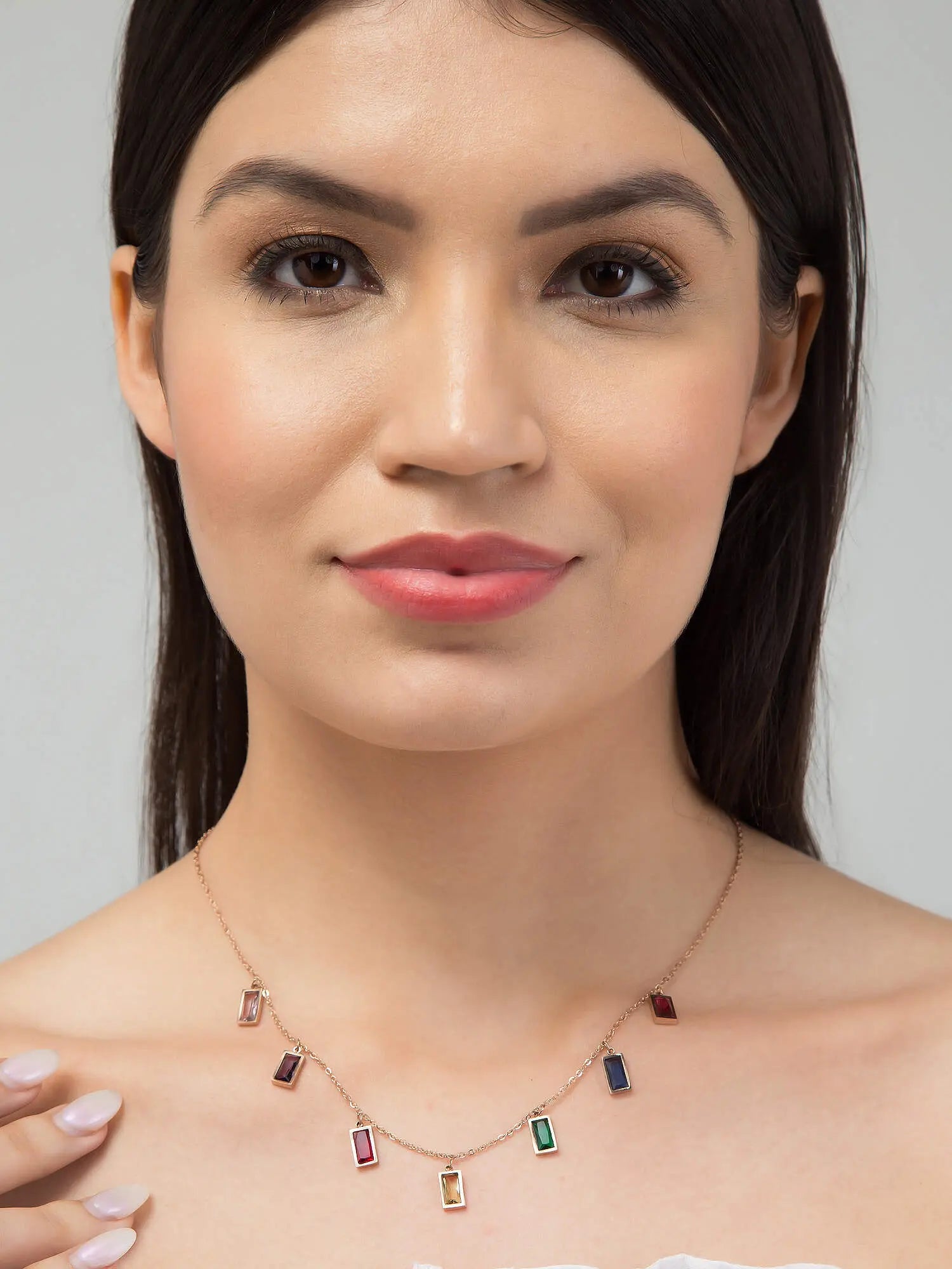 Colorful Zircon Pendant Luxurify Jewellery