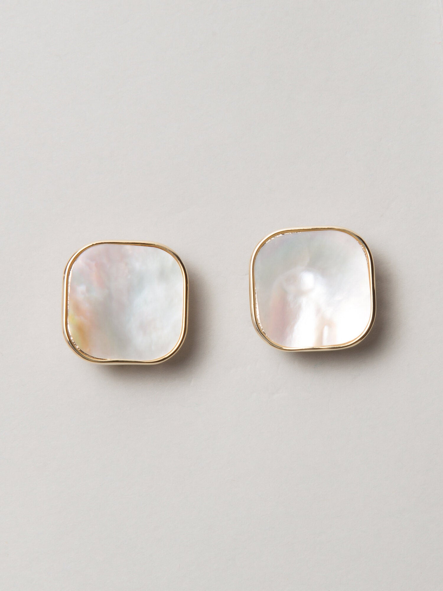 Square Shape White Pearl Earring Luxurify Jewellery