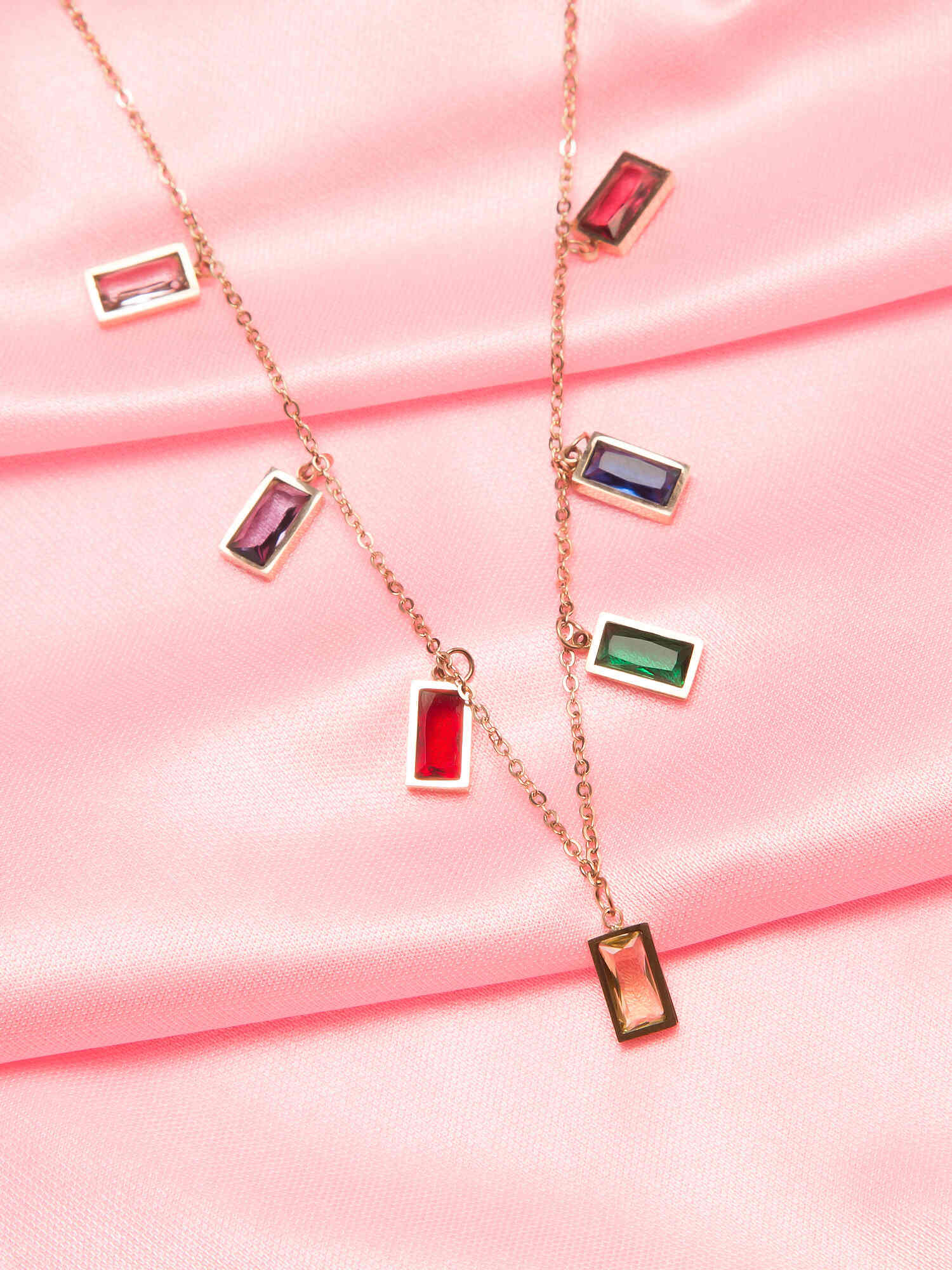 Colorful Zircon Pendant Luxurify Jewellery