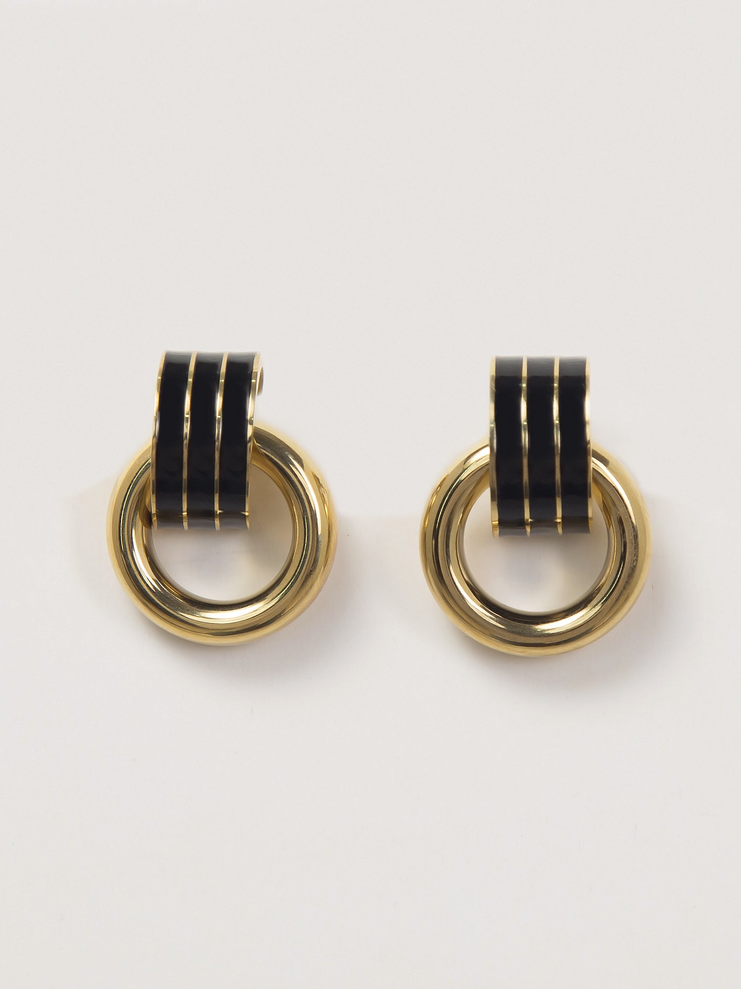 Classy Double Round Earring