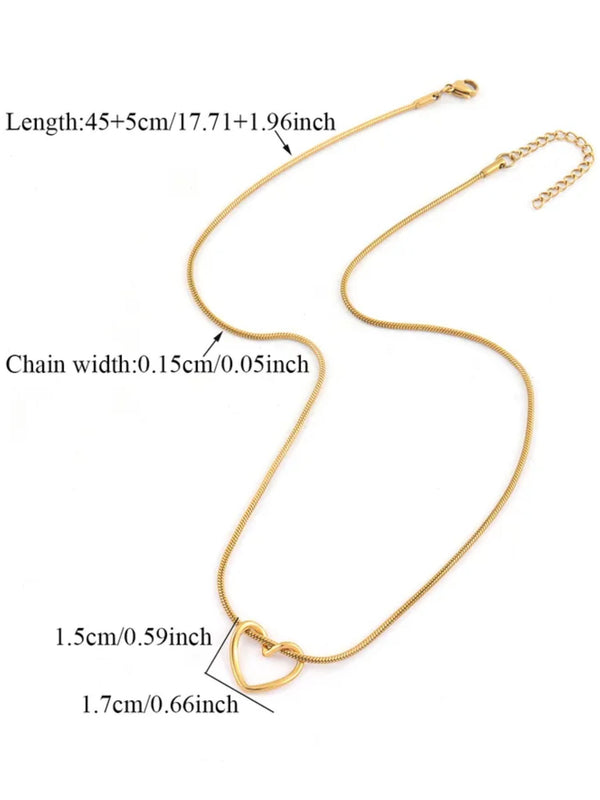 Gold Plated Love Necklace