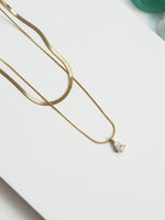 Load image into Gallery viewer, Teardrop Crystal Pendant Necklace
