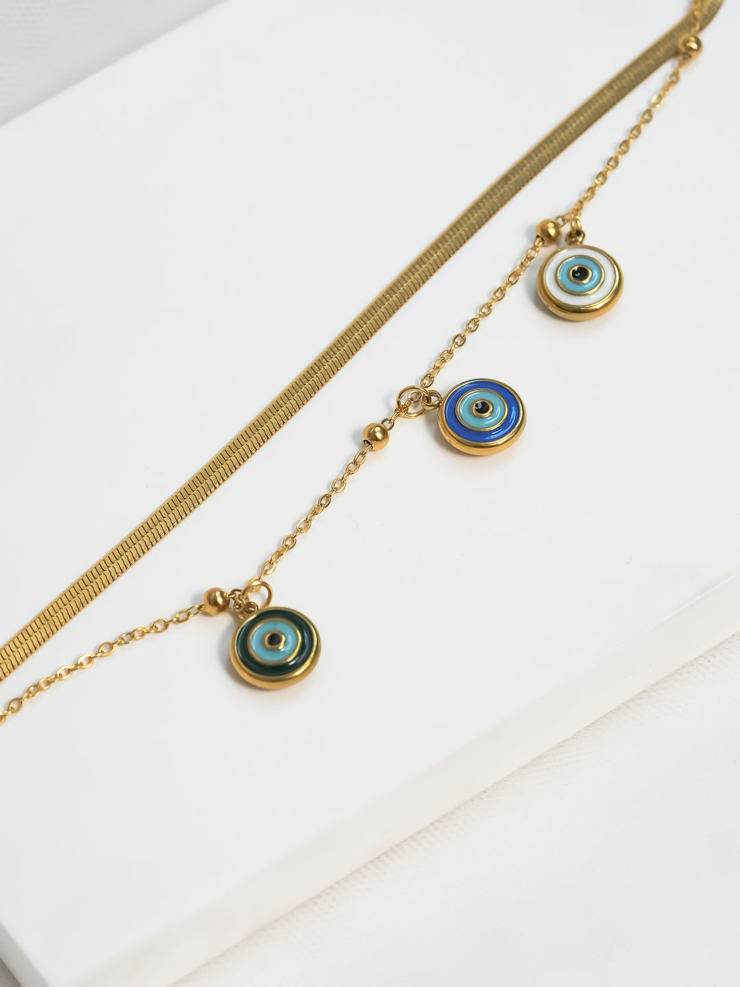 Trinity Evil Eye Bracelet