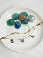 Load image into Gallery viewer, Trinity Evil Eye Bracelet
