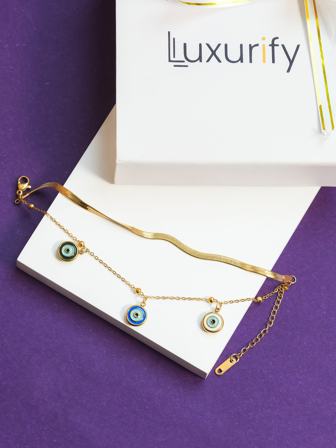 Trinity Evil Eye Bracelet