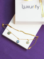 Load image into Gallery viewer, Trinity Evil Eye Bracelet
