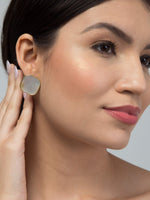 Load image into Gallery viewer, Square Shape White Earring
