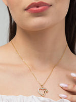 Load image into Gallery viewer, Heart Rose Pendant
