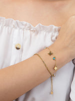 Load image into Gallery viewer, Double Chain Star Bracelet

