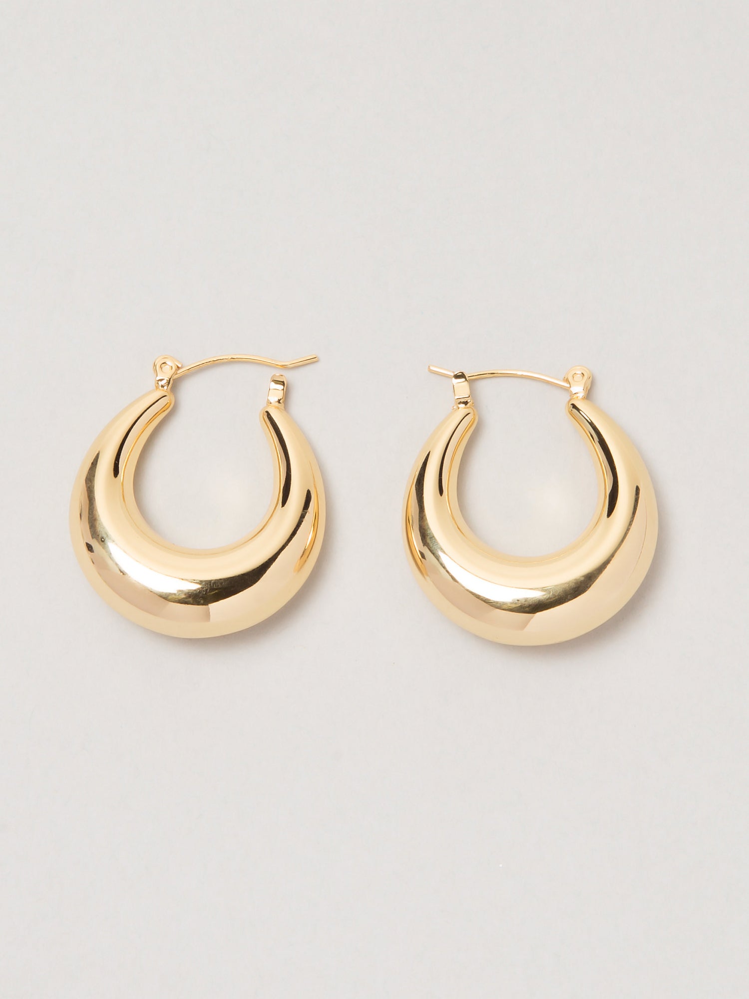 Classic Gold Circular Hoop Earrings