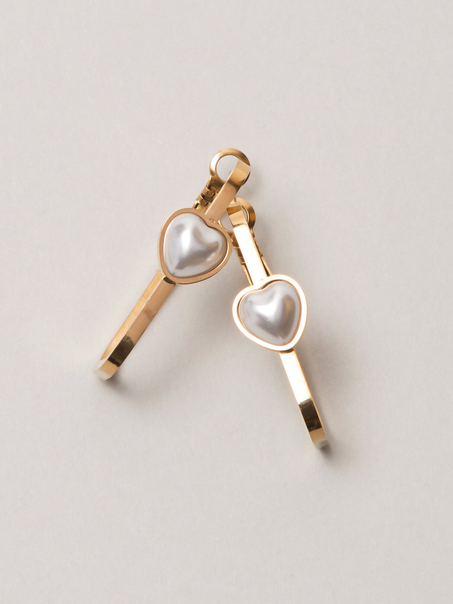 Heart Pearl Earring