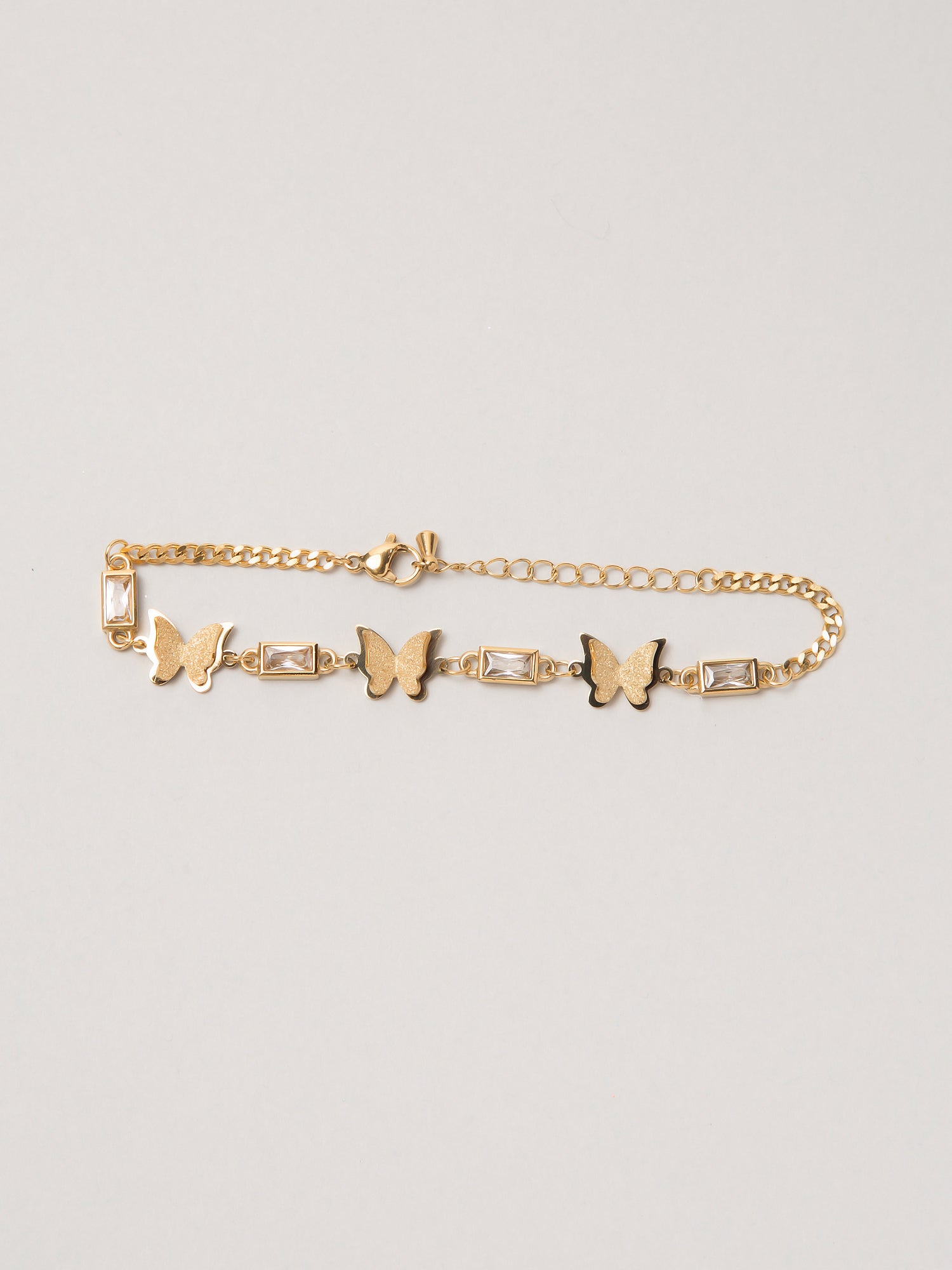 Symbolic Butterfly Gold Bracelet