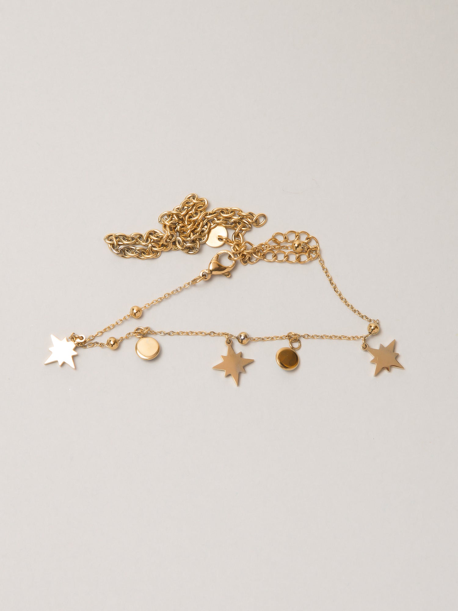 Double Chain Star Bracelet