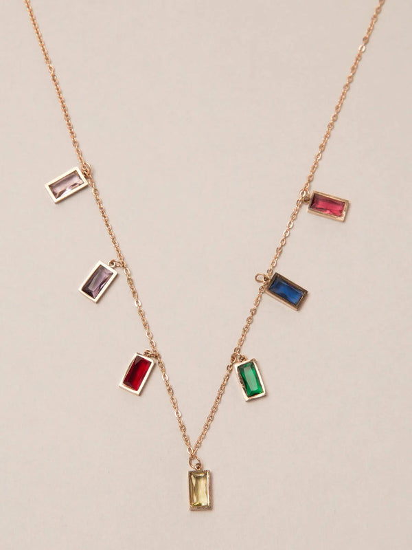 Colorful Zircon Pendant Luxurify Jewellery