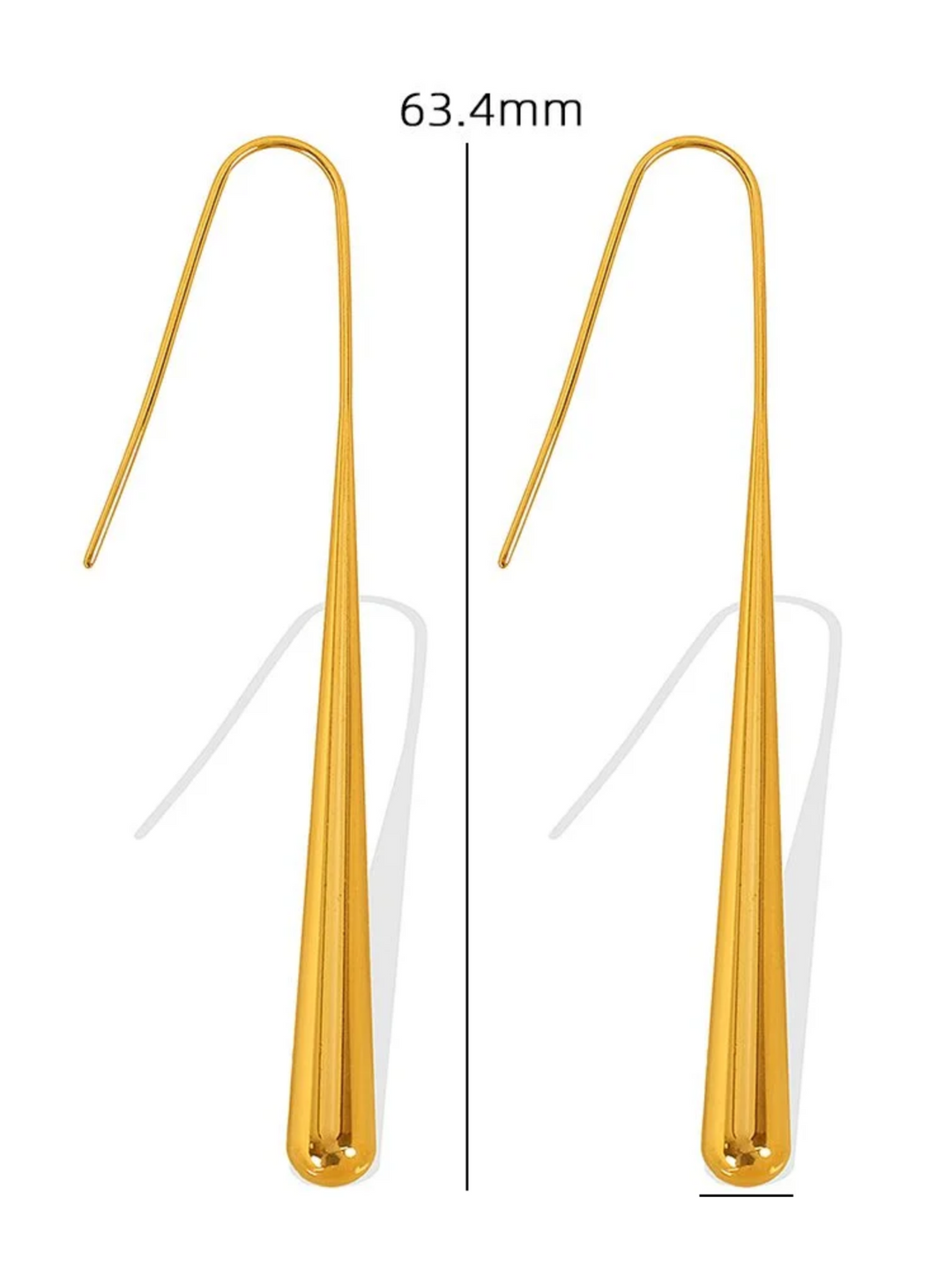 Golden Teardrop Threads