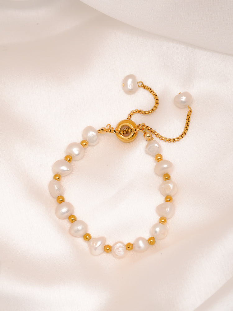 Classic Pearl Bead Bracelet