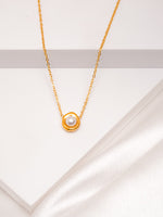Load image into Gallery viewer, Gold-Plated Pearl Pendant Necklace
