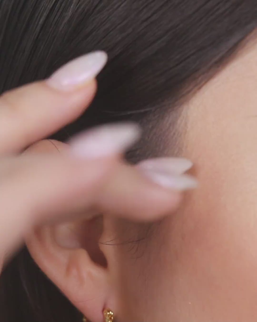 Classy Round Hoops Earring