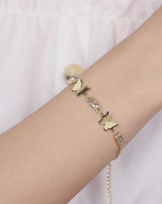Load and play video in Gallery viewer, Symbolic Butterfly Gold Bracelet

