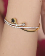 Load and play video in Gallery viewer, Black Zircon Stone Bracelet
