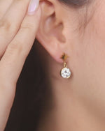 Load and play video in Gallery viewer, Sparkling Stars With Diamond Drop Earring
